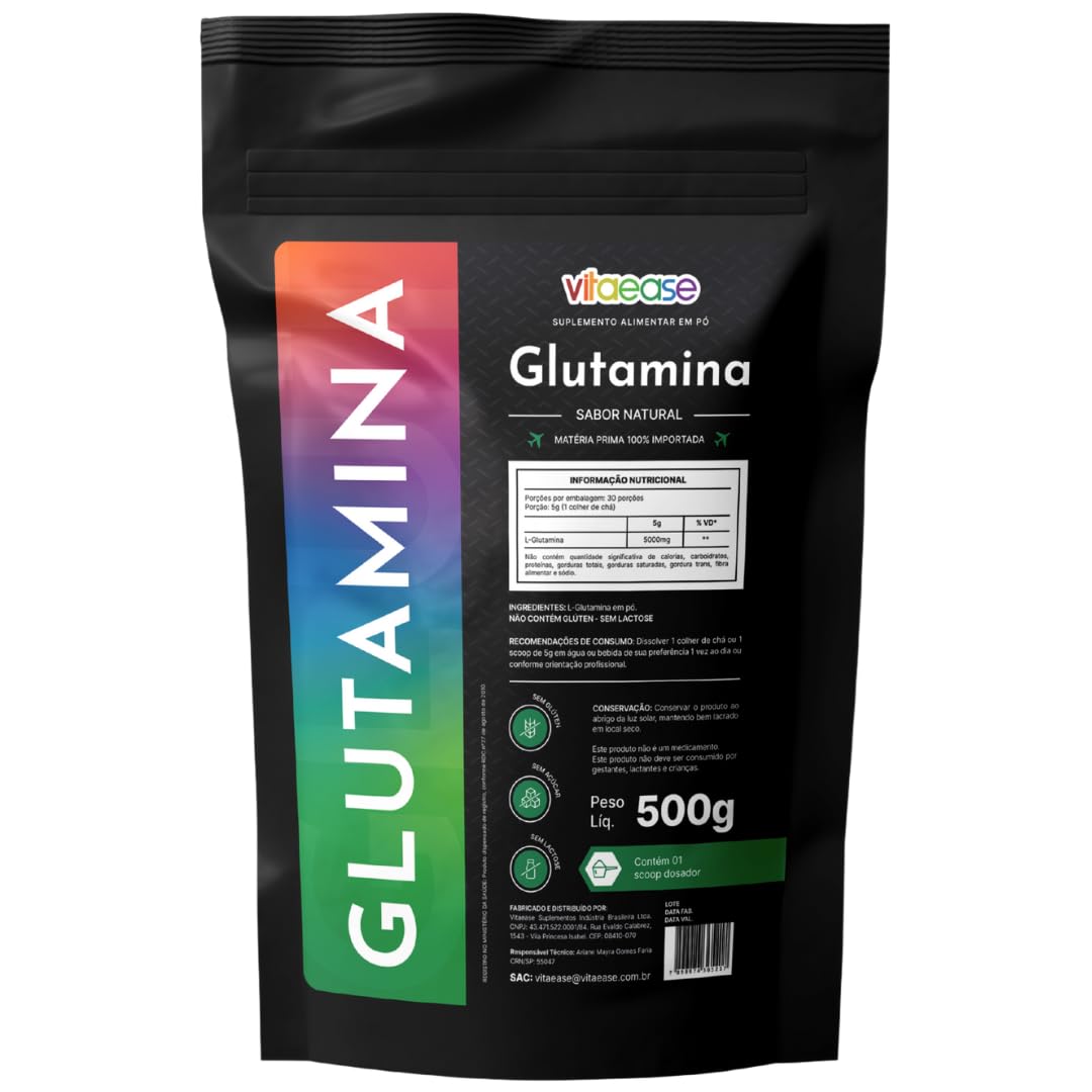 Glutamina em Pó Vitaease 1 kg