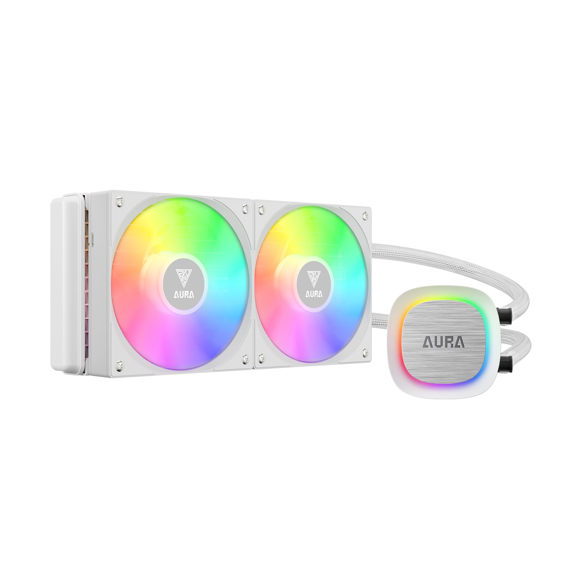 Water Cooler Gamdias Aura GL240 V2 Branco ARGB