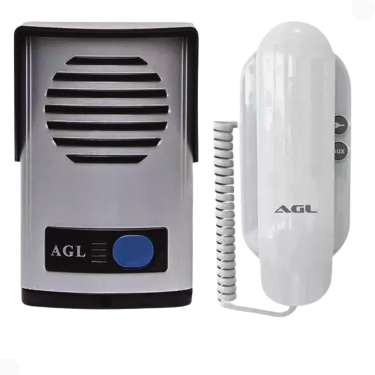 Kit Interfone Porteiro Eletrônico AGL P10 S com Alimentação Externa