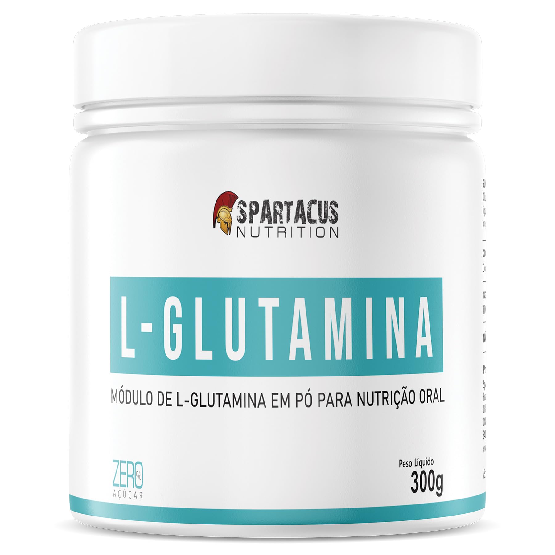 L-Glutamina 100% Pura Isolada Spartacus Nutrition 300 g