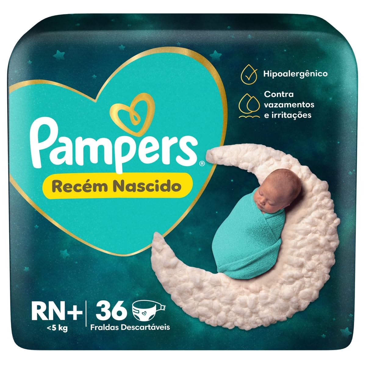 Fralda Pampers Recém-Nascido Proteção Insuperável RN+