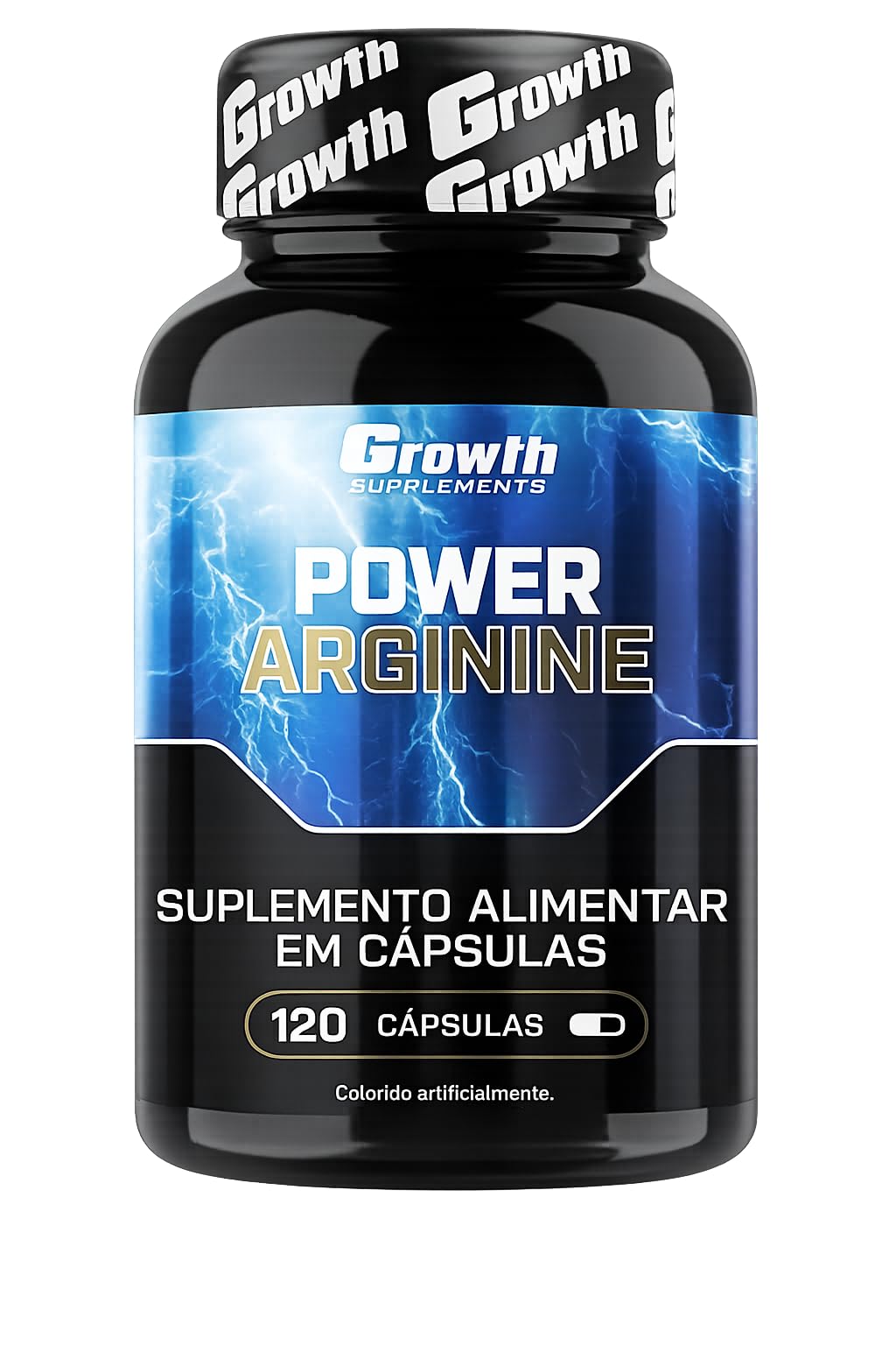 Power Arginine Growth Supplements 120 cápsulas