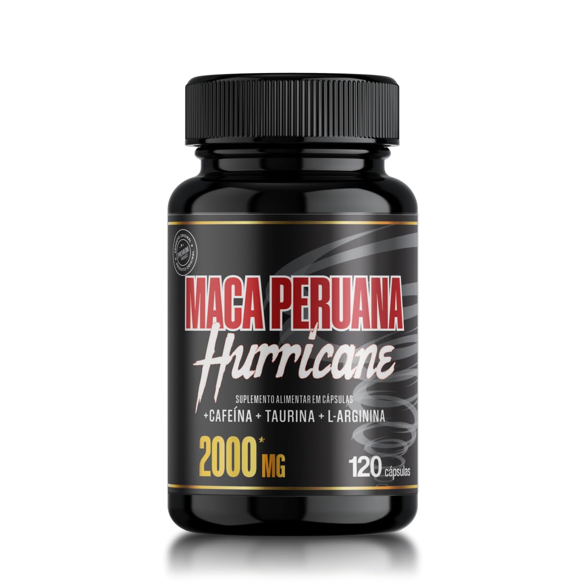 Maca Peruana Hurricane 2000 mg com Cafeína, Taurina e L-Arginina