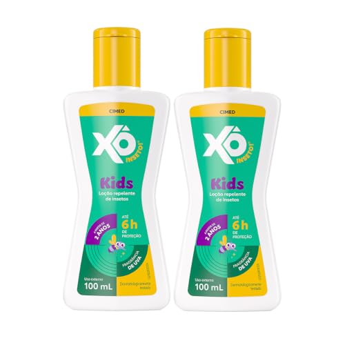 Kit Repelente Xô Insetos Kids Loção Cimed Uva 100ml